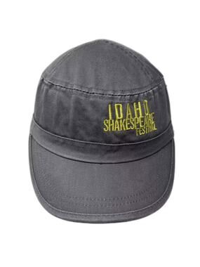 MG Army Cap Gray One Size Idaho Shakespeare Festival Embroidered Adjustable Hat